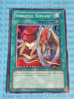Vengeful Servant CRMS-EN046 Common Yu-Gi-Oh Card New 1st Edition - Image 1