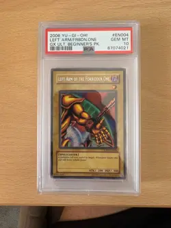 YuGiOh || Left Arm of the Forbidden One || Exodia || UBP1-EN004 || PSA 10 - Image 1