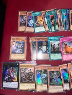Lot of (56) VTG YU-GI-OH! Cards 1996 With Sleeves 1996 (Heavily Played) - Image 5