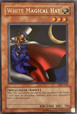 White Magical Hat - [MRD-016] Rare Unlimited Edition YuGiOh TCG Card - Image 1