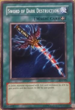 SWORD OF DARK DESTRUCTION - SDY-020 Common Unlimited Edition Yu-Gi-Oh TCG Card - Image 1