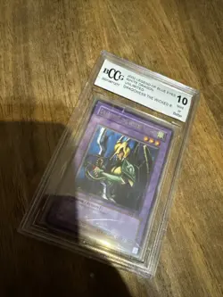 Yugioh DRAGONESS THE WICKED KNIGHT LOB-086 1st Edition (GEM MINT) PSA 10 - Image 1