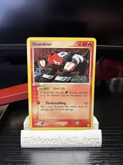 Houndour 60/109 Holo Ex Team Rocket Returns STAMPED Pokemon Card - Image 1