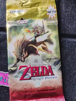 1x The Legend Of Zelda Twilight Princess Trading Cards Vintage Sealed Booster - Image 1