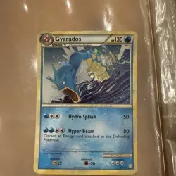 Pokemon Card - Gyarados Holo Rare 4/123 HeartGold SoulSilver - LP - Image 1