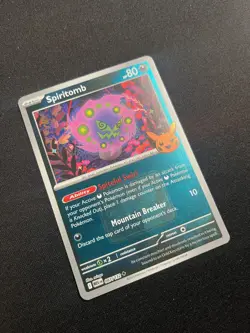 087/132 Spiritomb League Stamped Halloween Play Pokemon TCG Holo Card Promo NM - Image 2