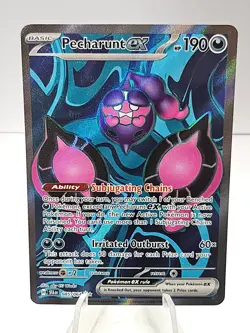 Pokemon TCG Pecharunt EX Full Art Ultra Rare Holo Card 085/064 Shrouded Fable - Image 1