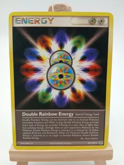 Double Rainbow Energy 87/106 - EX Emerald - Regular Rare LP Pokemon Card, 2005 - Image 1