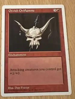 MTG - 1x Orcish Oriflamme - 5th Edition - 1997 - Actual Card - Image 1