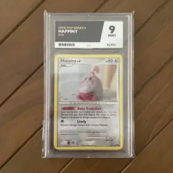 Happiny 14/17 Pop Series 8 2008 Pokemon Card - Ace Graded Mint 9 - Image 1