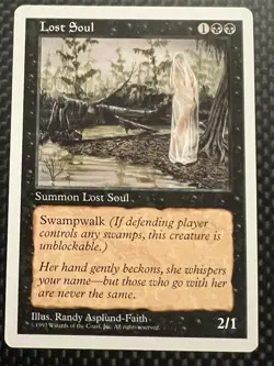 MTG Lost Soul 5th Edition 1997 - Image 1