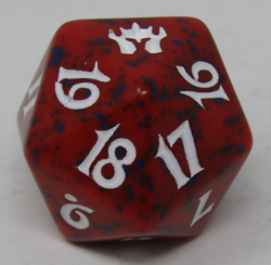 Magic the Gathering Fifth Dawn Red Spindown Dice - Image 1