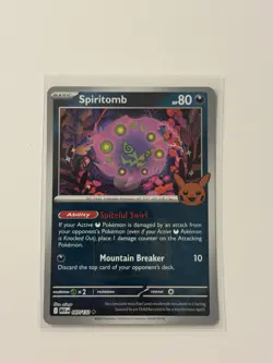 Pokemon Spiritomb 087/132 Mega Evolution League Play! Promo Halloween Stamp - NM - Image 1