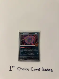 Pokemon Spiritomb 087/132 Mega Evolution League Play! Promo Halloween Stamp - NM - Image 2