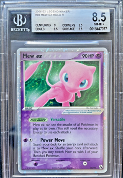 Pokemon Mew EX Legend Maker 88 2006 Holo Rare BGS 8.5 - Image 1