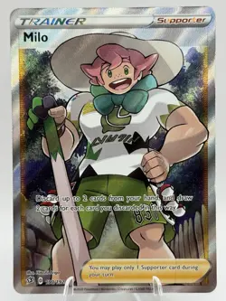 Milo 190/192 Rebel Clash Full Art Trainer Ultra Rare Pokemon TCG - NM - Image 1