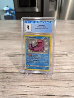 Quagsire Pokemon TCG Hidden Fates 2019 SV10/SV/94 Shiny Vault Holo Rare CGC 9 - Image 2