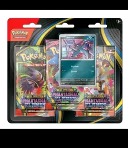 Pokemon Phantasmal Flames 3 Pack Blister????SEALED Promo Presale 11/14 - Image 1