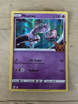 Pokemon TCG Mewtwo 056/172 Trick Or Trade Holo Rare Pack Fresh LP-Mint - Image 1