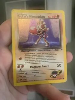 Rocket's Hitmonchan 11/132 - Gym Heroes Pokemon TCG DMG - Image 3