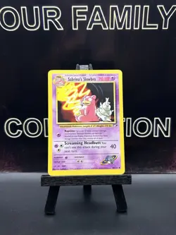 Pokemon TCG Sabrina's Slowbro Gym Heroes 60/132 Regular LP - Image 1