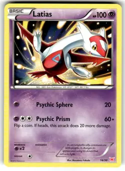 Pokemon XY Trainer Kit: Latias & Latios #14/30 Latias (#14 Non-Holo) Common NM - Image 1