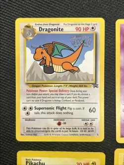 6 Black Star Promo Lot -WOTC Vintage Pokemon Pikachu Mewtwo Mew Dragonite NM - Image 2