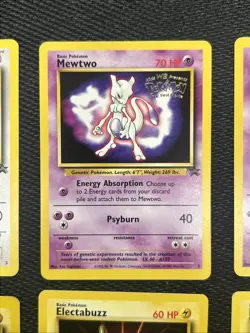 6 Black Star Promo Lot -WOTC Vintage Pokemon Pikachu Mewtwo Mew Dragonite NM - Image 3