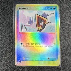 Pokemon TCG Snorunt EX Dragon 44/97 Reverse Holo Uncommon LP - Image 1