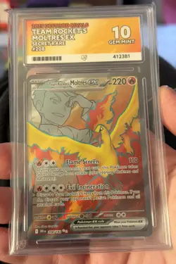 PERFECT ACE 10 Team Rocket’s Moltres EX ☄ 208/182 Pokemon TCG Destined Rivals - Image 1