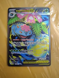 Pokemon TCG Mega Venusaur ex 155/132 Ultra Rare English Mega Evolution NM - Image 1