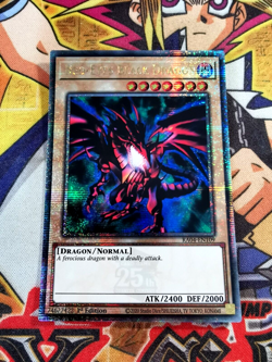 Red-Eyes Black Dragon ra04-en109 *ART 2* (NEW) Quarter Century Rare Yu-Gi-Oh - Image 1