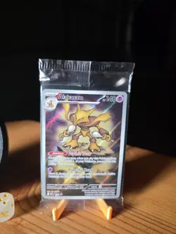 Alakazam 009- Mega Evolutions SEALED Promo Pokemon Card Sealed - Near Mint - Image 2