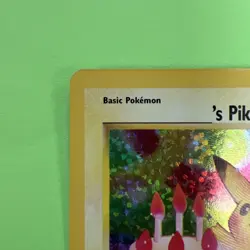 Birthday Pikachu 24 Holo Black Star Celebrations Promo Pokemon Card NM - Mint - Image 3