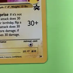 Birthday Pikachu 24 Holo Black Star Celebrations Promo Pokemon Card NM - Mint - Image 5