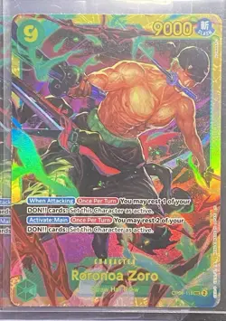 One Piece PRB02 Roronoa Zoro English Playset OP06-118 SEC 4x Card Set Vol.2 Best - Image 2