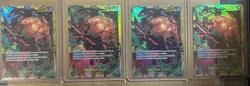 One Piece PRB02 Roronoa Zoro English Playset OP06-118 SEC 4x Card Set Vol.2 Best - Image 3