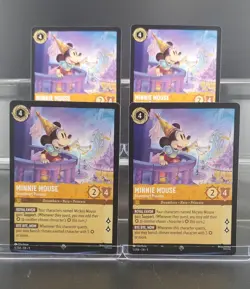 Disney Lorcana Minnie Mouse - Sweetheart Princess 5/204 Fabled Super Rare 4 Card - Image 1