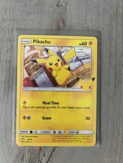 Pikachu 25/25 *NON-HOLO* Pokemon Card 25th Anniversary McDonalds Promo 2021 - Image 1