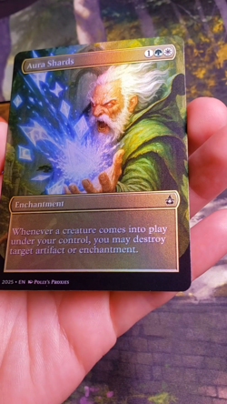 Aura Shards FOIL Proxy Playtest Card with Custom Art Design - Image 2