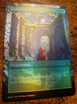 Exploration FOIL (MISPRINT) Proxy Playtest Card with Custom Fantasy Anime Girl - Image 3