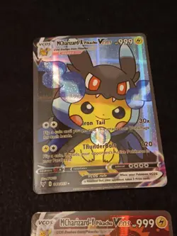 6 Pikachu Pokemon Card Holo GX VSTAR VMAX GX EX Cosplay Art/ 1 Van Gogh - Image 4