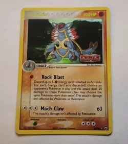 Armaldo 3/108 EX Power Keepers Stamped Set Reverse Holo Rare 2007 Pokemon Card - Image 1