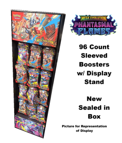 Pokemon Phantasmal Flames 96 Ct Sleeved Boosters with Display; New Sealed in Box - Image 1
