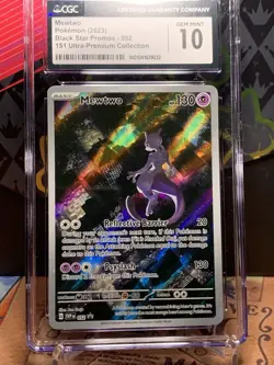 Pokemon CGC 10 Mewtwo Black Star Promo - 151 Ultra Premiuum Collection #052 - Image 1