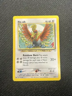 Ho-oh 18/64 Neo Revelation Non Holo Pokemon Card TCG Nintendo LP - Image 1
