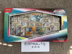Pokemon TCG Prismatic Evolutions Lucario EX + Tyranitar EX Premium Collection - Image 1