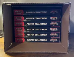 Pokemon Prismatic Evolutions Poster Collection Sealed Full Display Case Lot Of 6 - Image 2