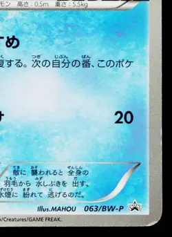 DUCKLETT 063/BW-P BLACK & WHITE PROMOS JAPANESE POKEMON TCG - Image 5