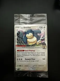 Sealed Hop's Snorlax - 117/159 - Pokemon Journey Together Gamestop Holo Rare NM - Image 1